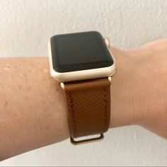 Apple Watch Replacement Strap, Premium Leather, Series 1-2 Gold Hardware. Sizes Available: 38mm/40mm/41mm & 42mm/44mm/45mm The Adapters Fit The Apple Watch Series 1, 2, 3, 4, 5, 6, 7, 8, Se And Sport Model & Herms Edition. I Offer Other Strap Colors, Hardware Colors (Silver, Gold, Rose Gold, Space Gray, Space Black) & Styles. Unisex - Men And Women. Get 15% Off When You Buy 2 Or More. Only Band Is For Sale; Watch Not Included. Dm Me With Gold Leather Strap Apple Watch Band For Everyday, Everyday Gold Leather Strap Apple Watch Band, Everyday Gold Apple Watch Band With Leather Strap, Trendy Gold Watch Accessories For Everyday Use, Gold Apple Watch Band For Everyday Use, Gold Watch Accessories With Wrist Strap For Everyday Use, Style Inspiration Minimalist, Gray Space, Apple Watch Bands Women