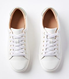 We heard your quality callouts and fixed them - these are our new and improved everyday sneakers! Endlessly versatile, we love the modern look of these sleek and sporty kicks. Lace-up front. Padded footbed for comfort.,Imported:Imported Loft Lace Up Sneakers Size 8 1/2 Whisper White Women's by Loft Size Regular - 8 1/2 Whisper White Women's Shoes, Sneakers, Footwear White Elegant Sneakers, Women's White Sneakers, Casual Lace-up Sneakers For Workout, Sporty Lace-up Sneakers For Everyday, Comfortable Everyday Lace-up Sneakers, White Lace-up Sneakers For Fall, Women’s White Sneakers, Comfortable Lace-up Sneakers With White Sole, Womens White Sneakers