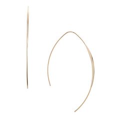 Designed as graceful open arcs of gold, these smooth hoop earrings add a chic touch to everyday outfits and dressedup looks alike. Elegant Hoop Threader Earrings For Everyday, Elegant Everyday Hoop Threader Earrings, Open Hoop Earrings, World Market, Look Alike, The Gold, Boutique Jewelry, Everyday Outfits, Favorite Things List