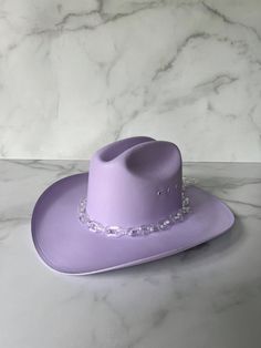 Adjustable Western Purple Hat, Purple Adjustable Hat For Kentucky Derby, Adjustable Purple Hat For Kentucky Derby, Trendy Purple Hat With Short Brim, Trendy Purple Hat With Curved Brim, Trendy Purple Short Brim Hat, Purple Cowboy Hat, Bachelorette Cowgirl, 12 Birthday