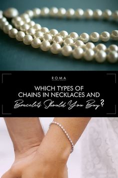 Beautiful Links: A Guide to Types of Chains in Necklaces and Bracelets – Roma Designer Jewelry Types Of Chains, Jewelry Facts, Popular Necklaces, Necklaces And Bracelets, Latest Jewellery, Cheap Jewelry, Simple Necklace, Ball Chain