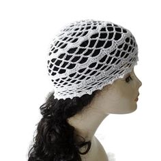 I made a white summer hat for a woman or a girl,  handmade crochet with cotton thread. This cap protects hair and head from the wind and sun. Size: flat, 18 cm / 7.09 in; head circumference 52 cm / 20.47 in I invite you to buy, Thank you for visiting my boutique. White Brimmed Crochet Hat For Vacation, White Crochet Hat For Vacation (one Size), White Yarn Hat For Vacation, White Bohemian Crochet Hat For Spring, White Brimmed Crochet Hat For Summer, Adjustable White Crochet Hat With Brim, White Adjustable Brimmed Crochet Hat, Adjustable White Brimmed Crochet Hat, White Bohemian Cotton Hat