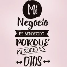 a black and white poster with the words me, negocio, es bendecio porques mi soccioes di ages