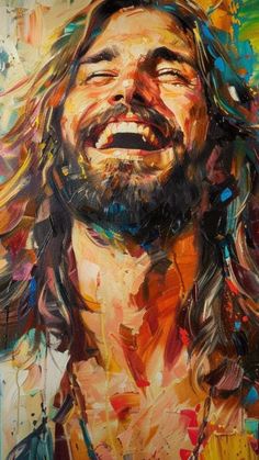 Amén a dios Bible Painting Ideas, Tap Wallpaper, Bible Tips, Be A Good Listener, Jesus Laughing, Jesus Art Drawing, God Painting, A Good Listener, James 1 19