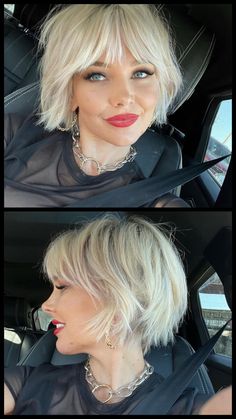 Shaggy Short Hair, Hair Mistakes, Chin Length Hair, Growing Out Short Hair Styles, Messy Short Hair, Bob Haircuts For Women, Trendy Haircuts, Trendy Short Hair, Haircut For Thick Hair