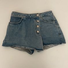 New Without Tags!! Never Been Worn! Size Small Denim Skort From Urban Outfitters Urban Outfitters Denim Blue Cotton Bottoms, Chic Urban Outfitters Short Bottoms, Urban Outfitters High Waist Blue Jean Shorts, Blue Shorts From Urban Outfitters, Urban Outfitters Cutoff Bottoms For Spring, Spring Cutoff Bottoms By Urban Outfitters, Urban Outfitters Blue Short Bottoms, Urban Outfitters Denim Blue Bottoms For Spring, Urban Outfitters Blue Shorts