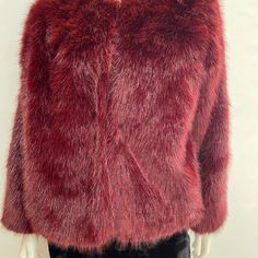 Orange Fun Faux Fur Jacket Faux Deep Orange Mink Fur Vintage Styled Plush Jacket Coat Tonal Satin Lining Warm And Soft Looks And Feels Real Very Luxurious. Hooks And Eyes Closures. Measures 24 Inches Long 22 Inches Armpit To Armpit Sleeve Inseam 15 Inches Please Check Out Our Thousands Of Positive 5 Star Reveiws!!! Red Fur Coat With Faux Fur Trim For Fall, Red Faux Fur Coat For Fall, Red Fur Coat With Faux Fur Trim, Burgundy Long Sleeve Outerwear For Party, Red Faux Fur Long Sleeve Outerwear, Red Faux Fur Outerwear For Fall, Chic Red Fur Coat For Fall, Red Long Sleeve Fur Coat For Fall, Fall Party Outerwear In Mink Color