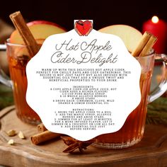 Warm up this season with a delightful Cassia and Clove Infused Apple Cider. This aromatic drink is perfect for cozy nights and festive gatherings!

Ingredients:
 - 1 gallon apple cider
 - 2 drops doTERRA Cassia essential oil
 - 2 drops doTERRA Clove essential oil
 - 1 orange, sliced
 - 1-2 cinnamon sticks (optional)

Instructions:
1. Heat the a...

Read whole post on my Instagram.
#doTERRA #pureandnatural #selfcare #empowered #essentialoils #essentiallife #December #winterwellness #holidaycheer