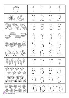 an alphabet worksheet with numbers and fish