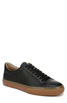 Refine your casual looks with this low-profile sneaker featuring a smooth suede upper and grippy gum sole. Leather upper and lining/rubber sole Imported Modern Black Suede Sneakers, Functional Black Fade-resistant Slip-on Sneakers, Fade-resistant Black Leather Skate Shoes, Black Slip-on Sneakers With Rubber Sole For Skateboarding, Michael Kors Shop, Men’s Black Unlined Leather Sneakers Size 11 1/2, Wedding Flats, Shoe Boutique, Fall Shoes