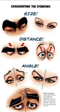 the instructions for how to draw an eye with different eyes and eyebrows, including eyelashes