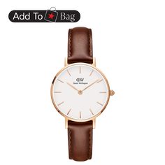 in stock Classic Brown Watch, Classic Everyday Watches With Adjustable Fit, Everyday Round Watches With Leather Strap, Classic Brown Watch With Diamond Hour Markers, Classic Everyday Round Watch Accessories, Classic Round Everyday Watch Accessories, Classic Leather Watches For Everyday, Classic Everyday Leather Watch, Classic Watches With Leather Strap