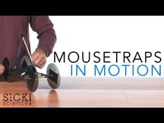 a man is using a mousetraps in motion