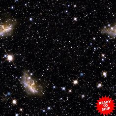 an image of some very pretty stars in the night sky with text reading ready ship