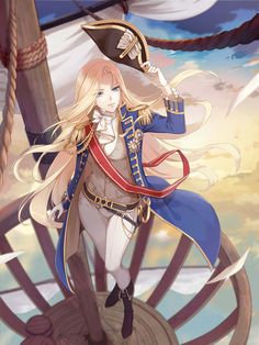 Anime Pirate, Princesa Serenity, 7th Dragon, Pirate Outfit, Food Fantasy, Fantasy Collection, Fantasy Pictures, Fate Anime Series, Fantasy Rpg