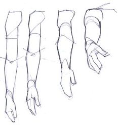 an image of hand and foot positions in the process of being drawn by someone's hands