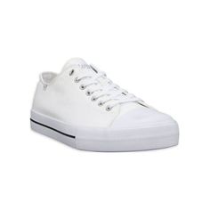 Introducing the Lugz Men's Hayden Low Top Canvas Sneaker, a classic retro low profile sneaker that's casual and cool. These canvas sneakers are lightweight, durable, and designed to be fashionable and comfortable from the get-go. They're the perfect choice for any occasion! Size: 8.5.  Color: White.  Gender: male.  Age Group: adult. Low-top Canvas Skate Shoes With White Sole, White Mid-top Canvas Shoes For Streetwear, White Low-top Canvas Shoes For Streetwear, White Breathable Low-top Canvas Shoes, White Sole Low-top Breathable Canvas Shoes, Canvas Sneakers, Low Profile, Low Top, Shoes Mens