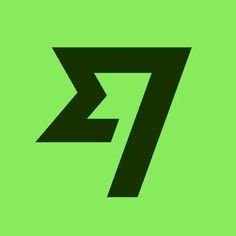 the letter z is shown in black on a green background