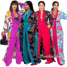 African Clothes Dashiki Print Coat and Pants Suits 2 Piece Party Dress Vestidos   Contact Us We strive to earn 100% perfect "Five-Star" scores from you. The  star-scores are very important to us. If anything goes wrong, before leaving any feedbacks and Detailed Seller Ratings (DSR), please contact us via EBay message, we will get back to you within 24 hours (weekends and Chinese holidays not be included). If you can't get our response within 24 hours, please check if it was in the junk mail box, Multicolor Fall Party Sets, Multicolor Party Sets For Fall, Fall Party Multicolor Sets, Spring Matching Set Long Sleeve Jumpsuits And Rompers, Floral Print Long Sleeve Jumpsuits And Rompers For Party, Spring Long Sleeve Matching Set Jumpsuits And Rompers, Spring Party Multicolor Sets, Spring Party Sets In Multicolor, Multicolor Party Sets For Spring