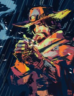 Overwatch - Howdy Cassidy Ow, Overwatch Posters, Cole Cassidy, Genji And Hanzo, Mccree Overwatch, Overwatch Fanart, Story Images, Heroes Of The Storm, Overwatch Fan Art