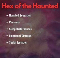 Make someone feel haunted with the Hex of the Haunted. This hex causes the target to feel a constant, eerie presence, leading to fear and paranoia. Black Magic Spell, Herbal Magic For Wiccans, Black Magick, Wiccan Altar, Wiccan Spells, Protection Spells, Moon Magic