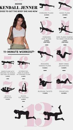 the poster shows how to do exercises for women in their 30 - minute workouts