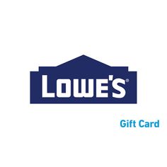 the logo for lowes gift card