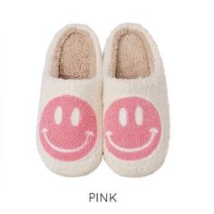 Slippers ~ Soft & Cozy ~ Available In Pink & Blue Bin: S3 Colors May Vary Due To Filters! All Sales Final Please See All Pics And Descriptions! Please Allow .5-1”Variance In Measurements. Cute Smiley Face, Affordable Shoes, Pink Slippers, Comfortable Slippers, Outdoor Slippers, Slippers For Women, Fuzzy Slippers, Warm Slippers, Chill Outfits