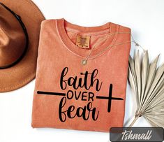 Comfort Colors® Religious Shirt, Grow In Grace Shirt, Christian Comfort Colors Shirt, Bible Verse Shirt, Womens Christian Shirts,Faith Shirt ###Sizing and Color Guide### We use Comfort Colors Heavyweight branded shirts in all listings where you see Comfort Colors in the title. The shirts are unisex-sized and have a loose fit. If you prefer a tighter look, we recommend ordering one size smaller. Our shirts are meticulously prepared according to your preferences, making returns or exchanges difficult. Before placing your order, please review our comprehensive size and color chart to choose the right size and color. If you need assistance with size or color selection, feel free to contact us. ###How to Order Multiple Items### 1-) Select your desired size and color from the dropdown menus and Christian Comfort, Faith Over Fear Shirt, Womens Christian Shirts, Grace Shirts, Faith Based Gifts, Bible Verse Shirt, Womens Tshirt, Color Guide, Jesus Tshirts