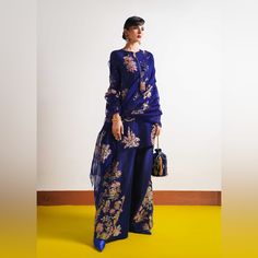 Blue Pakistani Indian Dress ** Bag Not Included Blue Formal Festive Dress, Blue Dresses For Festive Occasions, Formal Blue Festive Dress, Festive Blue Formal Dress, Blue Evening Dress For Festive Occasions, Matching Separates, Navy Blue Print, Printed Dupatta, Pakistani Bridal Wear