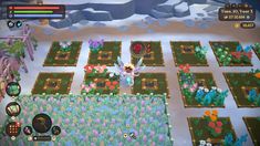 a screenshot of a garden with lots of plants