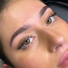 Brow Lamination On Thick Eyebrows, Eyebrow Lamination Shapes, Tint And Wax Eyebrows, Brow Lift And Tint, Waxed Eyebrows Shape, Eyebrow Tint And Shape, Natural Eyebrow Shape, Natural Brow Lamination And Tint, Brow Shape And Tint