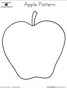 an apple is shown with the word apple pattern in it's center and bottom corner