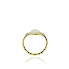 This 'Satellite' ring from our space-inspired collection is carefully set with a beautiful white moonstone. It's handmade in our workshop in Italy from 18k gold vermeil. Perfect to add a classy detail to your daytime outfits or your eveningwear. Please avoid contacts with soaps, detergents, chlorine and any other chemical substance that could alter the original characteristics of your jewel. When it is not worn, keep your jewelry piece in its bag in order to protect it from natural oxidation. Ta Daytime Outfits, Blue Topaz Bracelet, Italian Jewelry, White Moonstone, Cabochon Ring, Summer Earring, Moonstone Jewelry, Shell Earrings, Mens Jewelry Bracelet