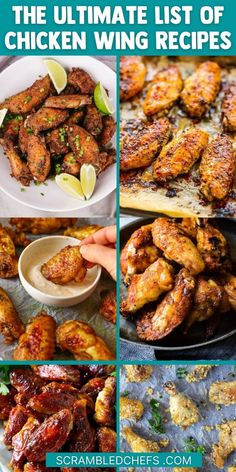 the ultimate list of chicken wing recipes