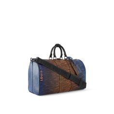 Louis Vuitton® Keepall Bandoulière 50 Gradient Electric Sun. Size