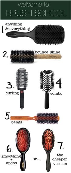 Hair Brushes, Hair Dos, Hair Skin, About Hair, Hair Brush, Hair Day, Beauty Secrets, Diy Beauty, Hair Tools