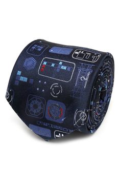 With a design based on the console of the new TIE fighter, this Star Wars tie offers cool tech style. 3" width; 59" length 100% silk Dry clean Imported Officially licensed by Lucasfilm Ltd. Mouse Icon, The Rise Of Skywalker, Star Wars Wedding, Rise Of Skywalker, Captain America Shield, Duck Face, Star Wars Logo, Tie Fighter, Spirit Jersey