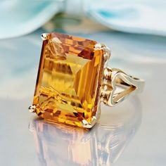 10.50 Carat Natural Citrine 14k Solid Gold Ring Ring Material: 14k Solid Gold Total Metal Weight: 4.5 Grams Gemstone: Natural Citrine Gemstone Color: Yellow Gemstone Shape: Emerald Cut Gemstone Dimensions: 16.00x12mm Gemstone Carat Weight: 10.50 Carat Gemstone Quantity: 1 Ring Quantity: One Condition: New Delivered in an elegant gift box Made in the USA 💜 Please do not hesitate to ask any questions and we will be happy to assist You 💜 Yellow Gemstones, Jewellery Box Making, Solid Gold Ring, Citrine Ring, Natural Citrine, Solid Gold Rings, Citrine Gemstone, Best Gifts For Men, Pink Diamond