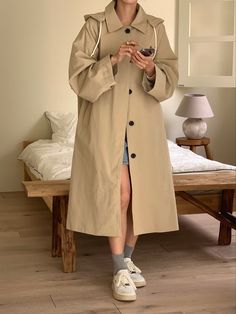 Introducing the Bailey oversized Long Trench Coat, the perfect blend of style and function. Crafted from high quality 100% cotton, it is fully lined for maximum comfort. The oversized design gives a trendy, relaxed look while the detachable hood adds versatility. Stay chic and dry in any weather with this must-have trench coat. One Size (Fits M-XL) Chest 70cm (Half Width), Sleeve Length 46.5cm, Total Length 114cm Cotton 100% Dry Clean for long last Trenchcoat Outfits, Long Trench, Long Trench Coat, Womens Jackets, Window Shopping, Detachable Hood, Trench Coat, Jackets For Women, Jackets & Coats