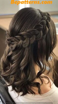 Discover Gorgeous & Amazing Easy Braided Hairstyles for Girls Quince Hair, Prom Hairstyles For Short Hair, Traditional Hairstyle, Open Hairstyles, Quince Hairstyles, Kdrama Quotes, Hairdos For Short Hair, Front Hair Styles, Peinados Fáciles Para Cabello Corto