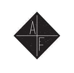 a black and white logo with the letter f in it's center, surrounded by stars