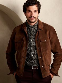 Inspired by vintage BR styles, this soft, medallion print shirt is made from sumptuous cotton corduroy with a bit of added stretch to carry you through the seasons with ease.  Spread collar.  Button-front.  Shirttail hem.  As seen on Vogue World: New Classic Fall Shirt With Corduroy Collar, Brown Button-up Shirt With Corduroy Collar, Brown Semi-formal Button-up Top, Semi-formal Brown Button-up Top, Brown Button-up Top For Semi-formal Occasions, Semi-formal Button Tops For Fall, Fall Semi-formal Tops With Buttons, Br Style, Medallion Print