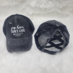 Women's Distressed Jeep Hair Criss Cross Ponytail Hat – Gals and Dogs Boutique Limited Jeep Hats For Women, Jeep Hair Don’t Care, Black Distressed Adjustable Baseball Cap, Adjustable Distressed Black Baseball Cap, Adjustable Distressed Washed Black Hat, Black Distressed Snapback Trucker Hat, Gray Distressed Hat, One Size Fits Most, Black Distressed Adjustable Hat, Black Adjustable Distressed Hat