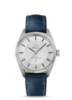 Globemaster Omega Co-Axial Master Chronometer 39 mm Omega Globemaster, Omega Co Axial, Omega Constellation, Bar Bracelets, Watch Design, Luxury Watches, Blue Leather, Constellations