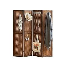 Peg Board Room Divider, Pegboard Display Stand, Divider Room, Folding Privacy Screen, Wooden Pegboard, Pegboard Display, Wood Room Divider, Hanging Items, Peg Hooks