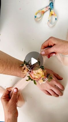 Corsage Wedding Diy, Flower Bracelet Wedding