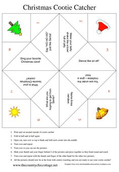 the christmas cookie catcher activity sheet