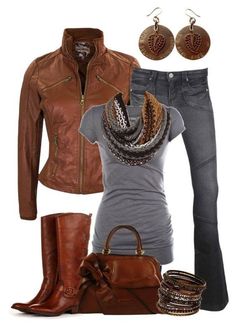 Scarf Earrings, Jean Color, Winter Jeans, Leather Outfit, Komplette Outfits, Mode Inspiration, Outfit Idea, Look Fashion, Real Leather