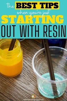 the best tips when you're just starting out with resinence and orange juice